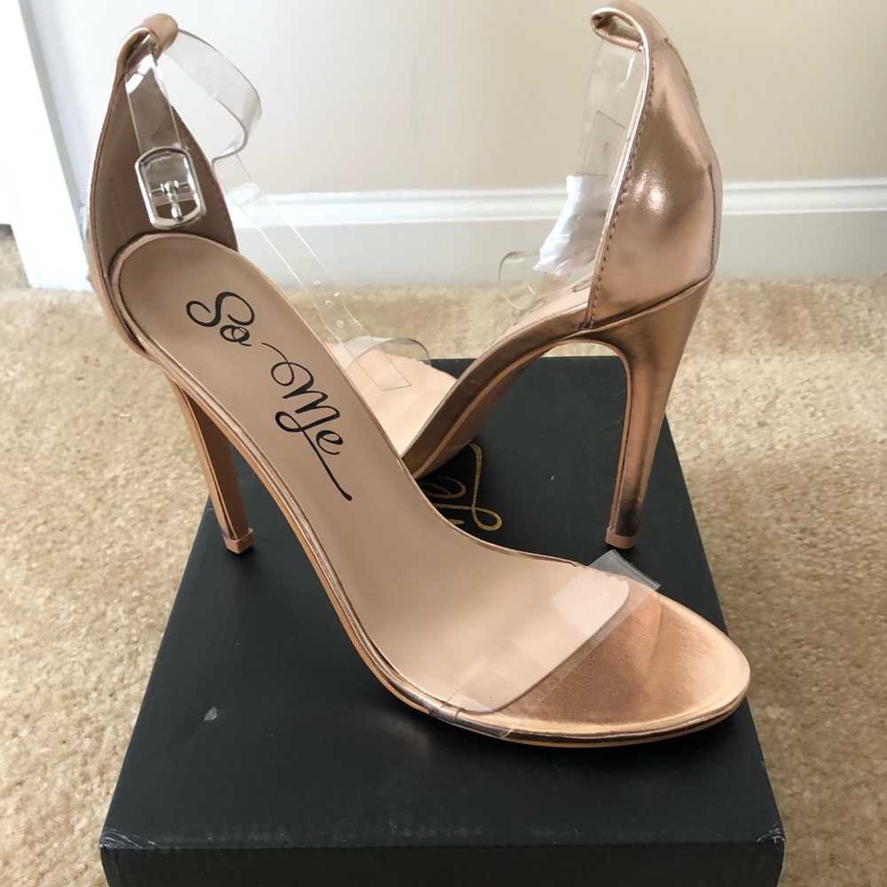 Gold heels